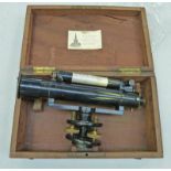 MAHOGANY CASED LEVEL WITH LABEL FOR E LENNIE EDINBURGH IN BOX & MARKED E LENNIE 46 PRINCES,