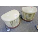 2 CAVENDISH FAN HEATERS WITH HMV BADGE TO FRONT -2-