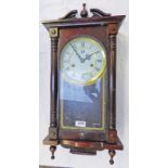 MAHOGANY WALL CLOCK