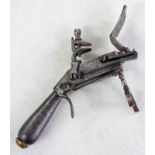 FRENCH ALL STEEL FLINTLOCK TINDERLIGHTER,