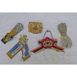 THREE WWI BAVARIAN VETERANS PINS AND TWO OTHER IMPERIAL PINS
