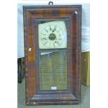 MAHOGANY WALL CLOCK