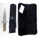 BOKER SCHANZ 0212 440-C KNIFE IN SHEATH AND CARRY CASE - BUYER MUST BE OVER THE AGE OF 21 TO