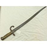 FRENCH MODEL 1866 CHASSEPOT YATAGHAN SWORD BAYONET