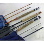 SHIMANO FLY 10668 FLY ROD 10 1/2' #6-8 IN BAG. 4 PIECE FLY ROD IN BAG.