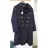 NAVY GREAT COAT WITH BUTTONS Condition Report: label to inside breast pocket reads -