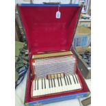 HOHNER CONCERTO 111 ACCORDION IN CASE Condition Report: some minor cosmetic wear.