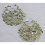 PAIR OF GORDON HIGHLANDERS BADGES