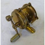 1 5/8" BRASS MULTIPLYING REEL