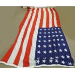 A 12' X 6' 48 STARS STARS AND STRIPES FLAG