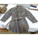 DUTCH AIRFORCE FLYING LONG COAT (HDP) CIRCA 1938 Condition Report: interior is in