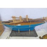 POND YACHT ON STAND 76CM LONG