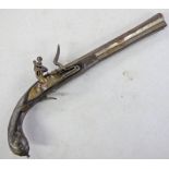 INDIAN 40 BORE FLINTLOCK PISTOL WITH 29.