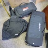 VARIOUS MUSICAL INSTRUMENT SOFT CASES TO INCLUDE BASE ETC