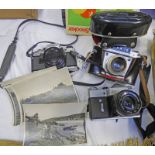 18 SECOND WORLD WAR PHOTOGRAPHS, EXA 1A CAMERA,