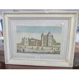 VUE DU PALAIS D'HOLYROOD, EN ECOSSE FRAMED COLOUR ENGRAVING 28.