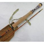 NEW 2PC HAND BUILT CANE TROUT ROD BUILT BY J.F.