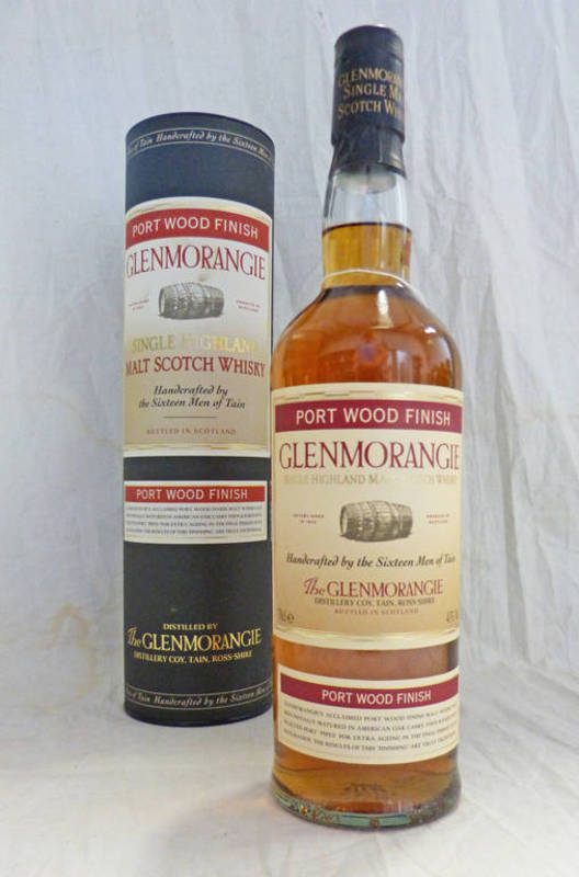 1 BOTTLE GLENMORANGIE PORTWOOD FINISH SINGLE MALT WHISKY - 70CL,