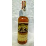 1 BOTTLE BENRIACH 12 YEAR OLD SINGLE MALT WHISKY - 40% VOLUME,