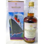 1 BOTTLE MACALLAN "FIFTIES" SINGLE MALT WHISKY FROM THE TRAVEL SERIES - 500 ML,