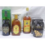 3 BOTTLES OF SCOTCH WHISKY TO INCLUDE CRAWFORDS, WHITE HORSE & THE CULLODEN,