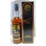 1 BOTTLE GLENFARCLAS 105 SINGLE MALT WHISKY - 75CL, 60% VOLUME, BOXED.