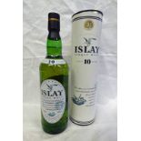 1 BOTTLE ISLAY 10 YEAR OLD SINGLE MALT WHISKY, 70CL 40% VOL,