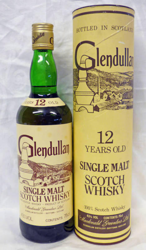 1 BOTTLE GLENDULLAN 12 YEAR OLD SINGLE MALT, 75CL,