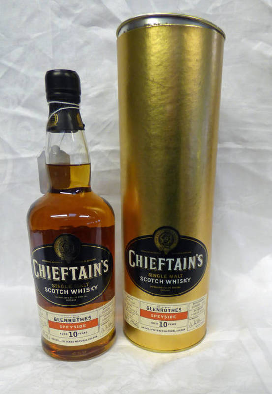 1 BOTTLE GLENROTHES 10 YEAR OLD SINGLE MALT WHISKY, DISTILLED 1992 - 70CL,