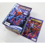 APPROXIMATELY 100 COMICS INCLUDING TITLES SUCH AS THE SPECTACULAR SPIDER-MAN, STORM WATCH,