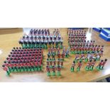 LARGE SELECTION OF BRITAINS MILITARY FIGURE COMPRISING OF FIGURES INCLUDING MOUNTED CAVALRY,