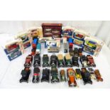 SELECTION OF MODEL CARS & BUSES INCLUDING 1930 PACKARD, FORD MODEL A (1931),