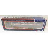 CORGI CC12205 1:50 SCALE MODEL HGV - SCANIA CURTAINSIDE, STAN ROBINSON.