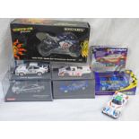 SELECTION OF MODEL CARS INCLUDING SCALEXTRIC NISSAN SKYLINE GTR,