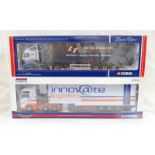 TWO CORGI 1:50 SCALE MODEL HGVS INCLUDING CC12407 - VOLVO CURTAINSIDE,