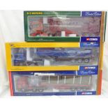 THREE CORGI 1:50 SCALE MODEL HGVS INCLUDING LIVERIES BY D STEVEN & SON, WICK, MCPHERSON,