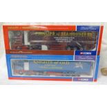 TWO CORGI 1:50 SCALE MODEL HGVS INCLUDING CC12012 - MAN F2000 CURTAINSIDE,