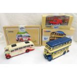 THREE CORGI CLASSIC MODELS INCLUDING 97184 - THE AEC REGAL SET, 97827 - DAIMLER CWAS UTILITY,