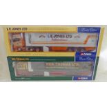 TWO CORGI 1:50 SCALE MODEL HGVS INCLUDING CC13403 - MAN TGA CURTAINSIDE,