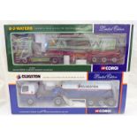 TWO CORGI 1:50 SCALE MODEL HGVS INCLUDING CC12008 - MAN BULKTIPPER,