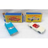 TWO MATCHBOX LESNEY 1174 SERIES MODEL VEHICLES INCLUDING NO42 - STUDEBAKER STATION WAGON TOGETHER