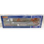 CORGI CC12218 1:50 SCALE HGV MODEL - SCANIA DROPSIDE CRANE TRAILER, IAN CRAIG (HAULAGE) LTD.