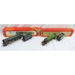 TWO HORNBY OO GAUGE LOCOMOTIVES INCLUDING R855 - L.N.E.R 4-6-2 'FLYING SCOTSMAN' TOGETHER WITH B.R.