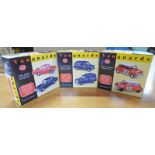 THREE VANGUARD 1:43 SCALE MODEL VEHICLES SETS INCLUDING MONTE CARLO RALLY SET,
