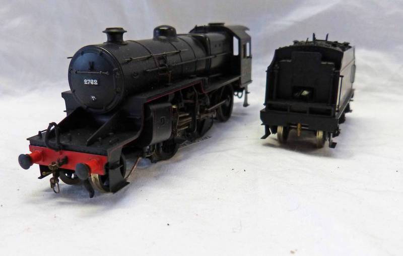 SCRATCH/KIT BUILT OO GAUGE LMS HUGES/FOWLER SP4F "CRAB" 2-6-0 STEAM LOCOMOTIVE & TENDER RN 2762