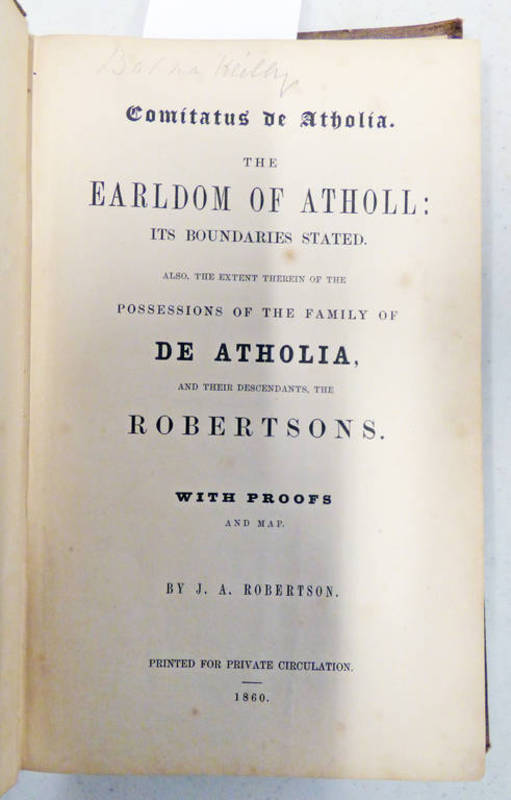 COMITATUS DE ATHOLIA.