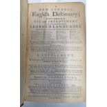 A NEW GENERAL ENGLISH DICTIONARY BY THOMAS DYCHE & WILLIAM PARDON - 1748