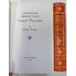 SEVENTEENTH AND EIGHTEENTH CENTURY FRENCH PORCELAIN BY GEORGE SAVAGE, LEATHER BOUND - 1960.