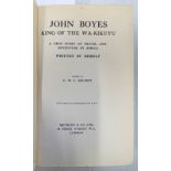 JOHN BOYES KING OF THE WA-KIKUYU WRITTEN BY HIMSELF, EDITED BY C.W.L.
