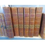 THE HISTORY OF THE DECLINE AND FALL OF THE ROMAN EMPIRE BY EDWARD GIBBON IN 6 VOLUMES - PRINTED FOR